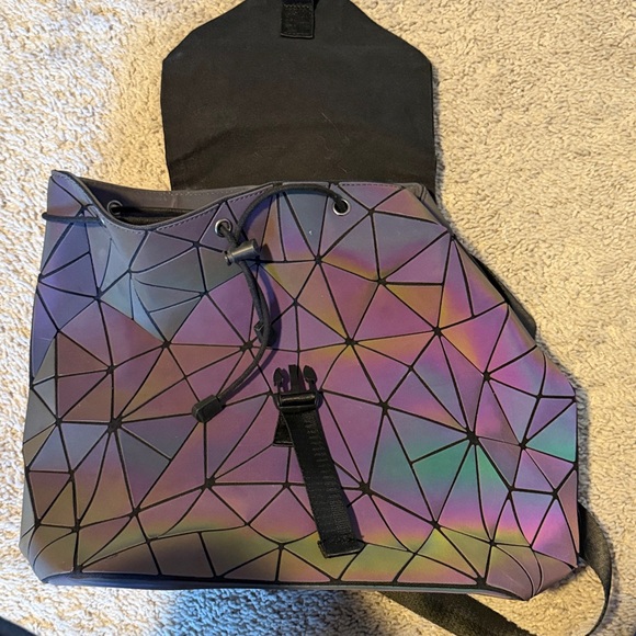 Geometric Iridescent Backpack - Picture 2 of 6
